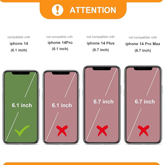 Bocasal Crossbody Wallet Case for iPhone 14, RFID Blocking PU Leather Zipper Handbag Purse Flip Cover, Kickstand Folio Case with Card Slots Holder Wrist Strap Lanyard 5G 6.1 Inch (Red)