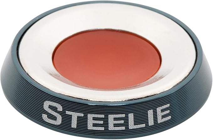 Nite Ize Steelie Magnetic Phone Socket - Additional Magnetic Cell Phone Socket Mount for Steelie Phone Mounting Systems - Simple Adhesive Socket Compatible with Steelie Phone Holders