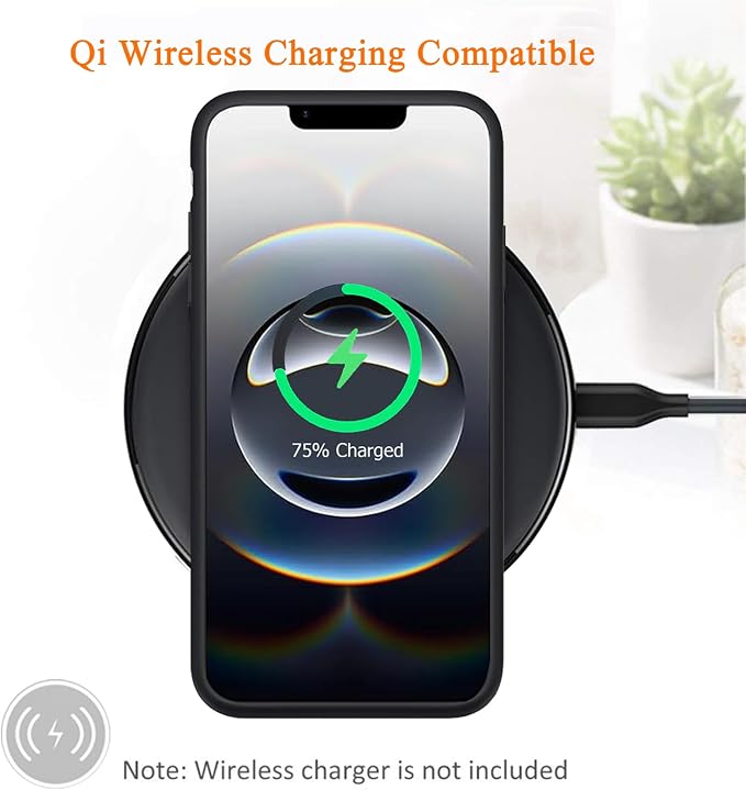 Battery Case for iPhone 16e, Upgraded 10000mAh Rechargeable Portable Charging Case with Wireless Charging Compatible for iPhone 16e (6.1 inch) with Carplay Extended Battery Pack Charger Case (Black)