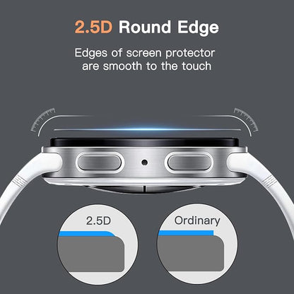 JETech Screen Protector for Samsung Galaxy Watch 9/8 44mm, 3-Pack | Tempered Glass Protection, HD Clear, Anti-Scratch Design