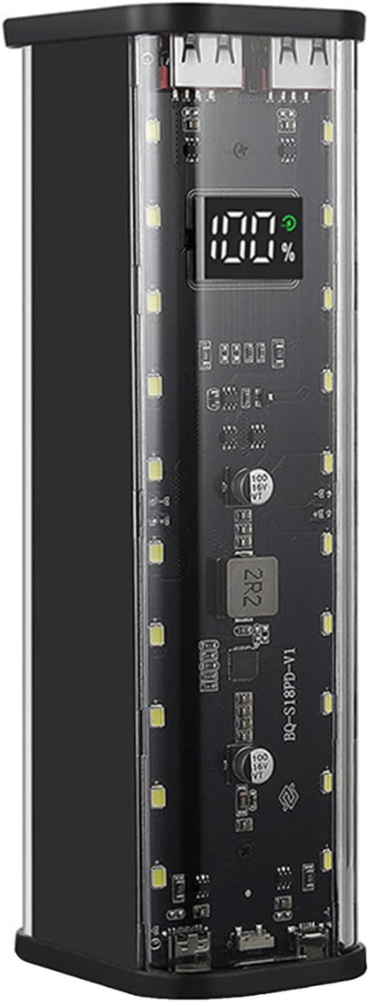 Portable 8x18650 Battery Storage Box Power Sources Box with Quickly Charging MultiProtection Features