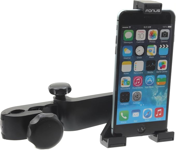 Car Mount Headrest Holder Compatible with Samsung Galaxy Z Fold6, Back Seat Cradle Swivel Dock Entertainment