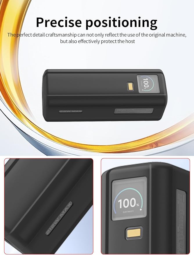 Case for Xiaomi 212W HyperCharge P03MI Power Bank 25000 mAh, Soft Silicone Protective Portable Scratch Shock Resistant with Lanyard，Black