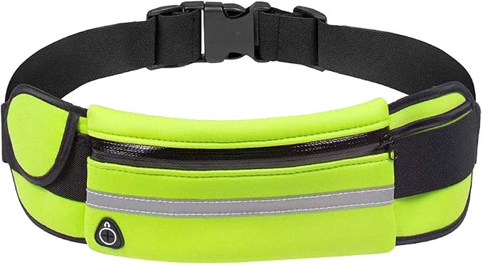 Slim Running Belts for Women, Waterproof Fanny Pack for Men,Phone Holder for Running,Reflective Waist Bag for Women,Runners Belt Pouch,Money Belt,Waist Pack for Running Travel Camping Workout