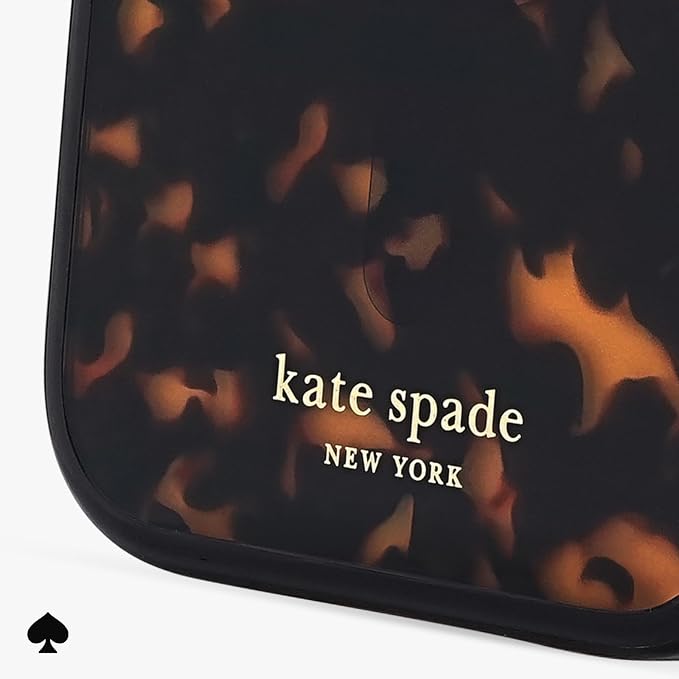 kate spade new york iPhone 17 Pro Case - Compatible with MagSafe - Designer Phone Case - Tortoise