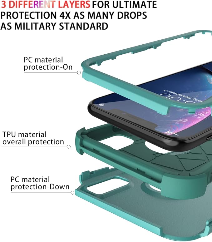 Diverbox for iPhone Xr Case [Shockproof] [Dropproof] [Dust-Proof],Heavy Duty Protection Phone Case Cover for Apple iPhone XR