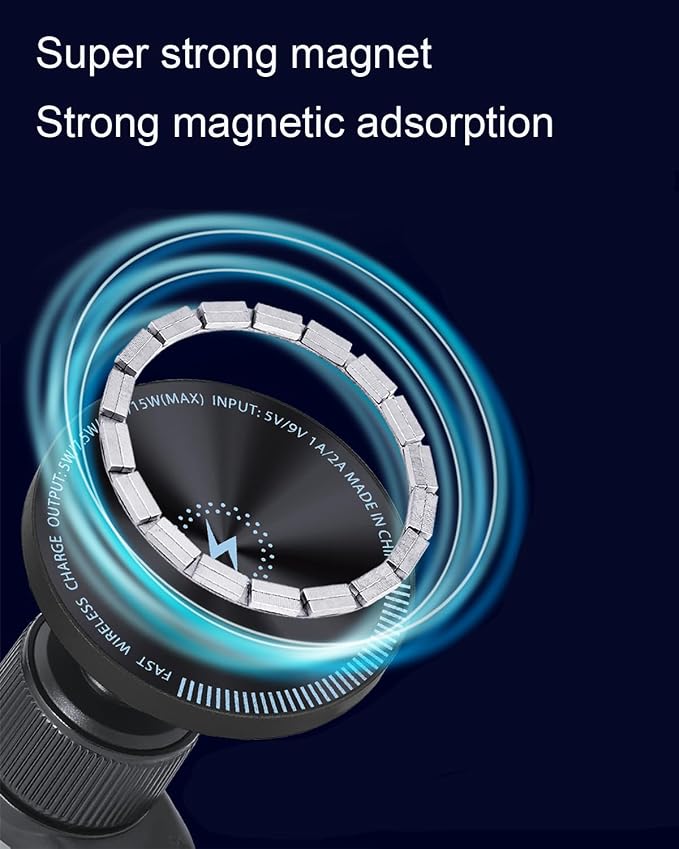 for Mazda Cx5 Phone Mount 2025 Magnetic 15W Fast Wireless Charger for Mazda Cx5 2017-present