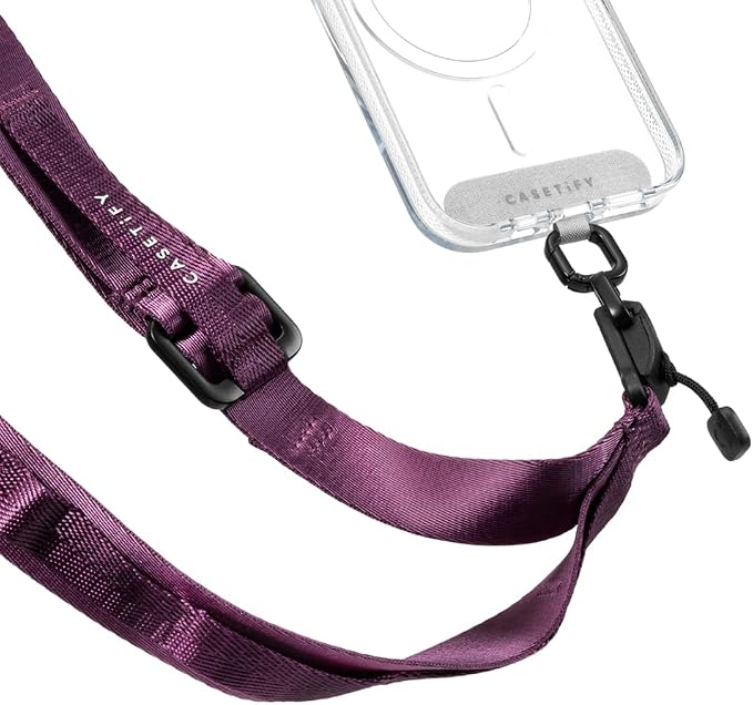 CASETiFY Fidlock Snappy Cross-body Strap - Black/Mulberry
