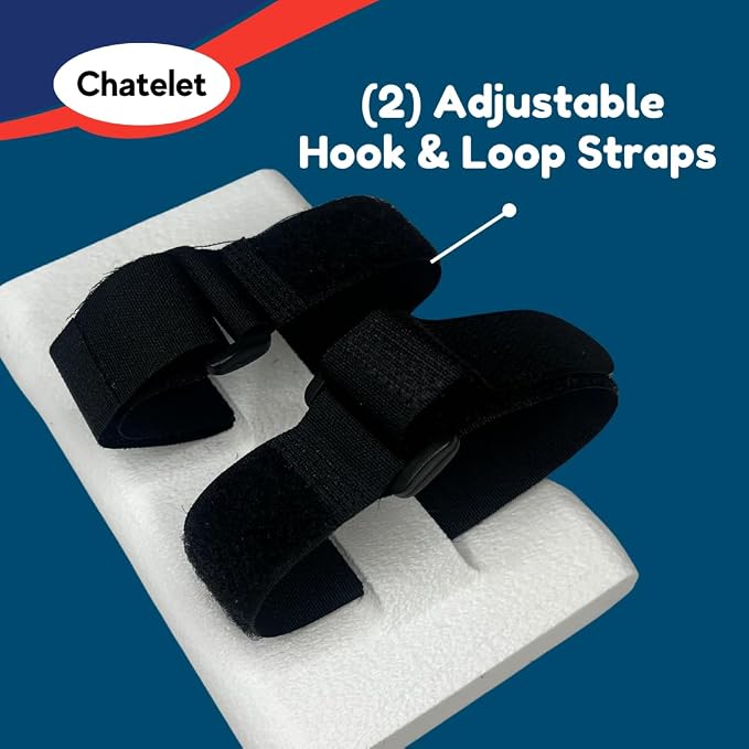 Chatelet Universal Phone Holder with Strap On Design | Phone Mount for Boats, Golf Carts, Pool Umbrellas, Strollers & More | Made in USA (White)