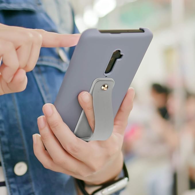 Weewooday 6 Pieces Phone Grip Holder Cell Phone Grip Strap Telescopic Finger Strap Stand Universal Finger Kickstand for Most Smartphones(Charming Colors)