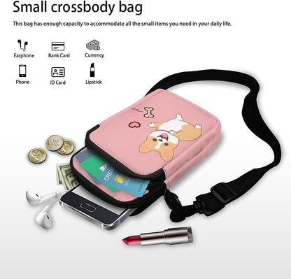 DISNIMO Small Crossbody Bags for Women Trendy Cross Body Cell Phone Shoulder Bags Purses with Adjustable Strap