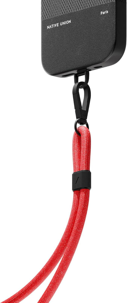 Native Union Sling – Adjustable & Detachable Phone Strap – Compatible with iPhone 16, 15, 14, 13 and most Smartphones – Made with 100% Durable & Recycled Materials (Oxyfire)