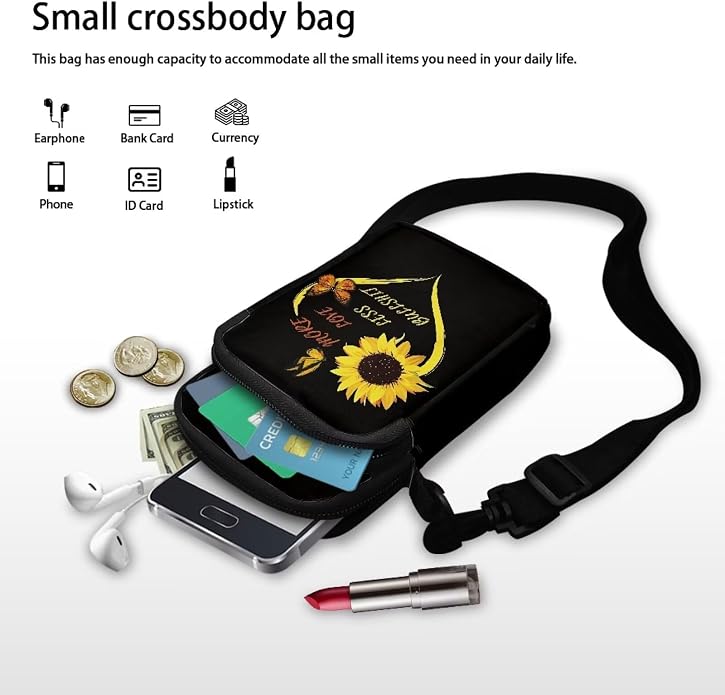 DISNIMO Small Crossbody Bags for Women Trendy Cross Body Cell Phone Shoulder Bags Purses with Adjustable Strap