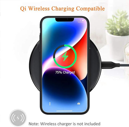 Battery Case for iPhone 14, Upgraded 10000mAh Rechargeable Portable Charging Case with Wireless Charging Compatible for iPhone 14 (6.1 inch) with Carplay Extended Battery Pack Charger Case (Black)