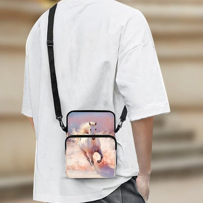 Men's Crossbody Bag, Small Cell Phone Wallet, Women's Shoulder Handbag, Travel Gym Bag