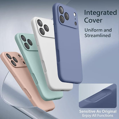 FireNova Magnetic for iPhone 17 Pro Case, Compatible with MagSafe, [Integrated Silicone Camera Control Button] [Camera Protection] Anti-Scratch Microfiber Lining Phone Case, 6.3", Lavender Gray