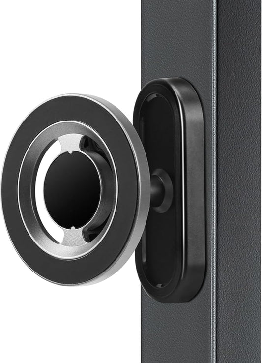 Gym Magnetic Phone Holder with Magnet Base Attach to Metal Surface, 360° Rotatable Gym Phone Holder Magnet Mount for Workout Recording, Compatible with MagSafe iPhone 17-12
