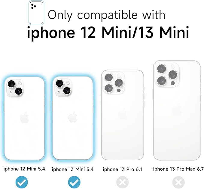 for iPhone 13 Mini/ 12 Mini Case Silicone Compatible with Magsafe Case, Ultra Slim Thin Magnetic Phone Cases Mag Safe, Cute Soft Rubber Gel Matte Wireless Charging Cover for Women, Beige Cream
