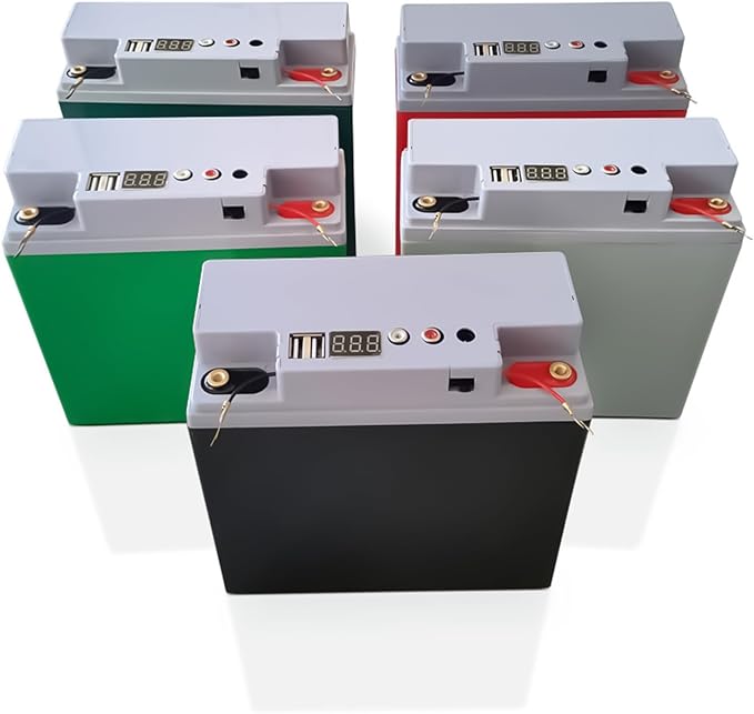 Power Banking Box Flat Head Rechargeable Battery Charging Outer Case 2 USB Output Port Box Power Banking Case 12V 17A