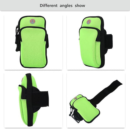VGEBY Arm Pouch Outdoor Sport Running Jogging Exercise Armband Bag Wrist Pouch Phone Case Bag(Green) Sports Bag Supplies Wrist Phone Pouch Green Arm Pouch Green Arm Pouch