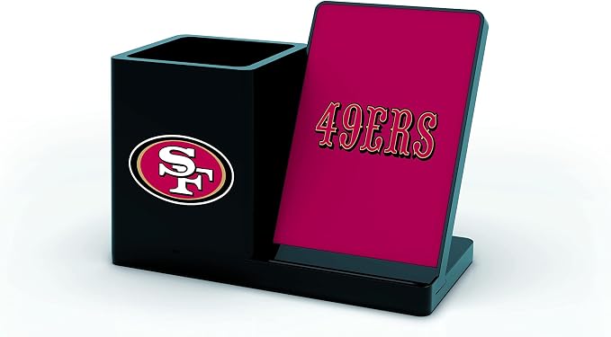 SOAR NFL Unisex Wireless Charging Stand and Desktop Organizer