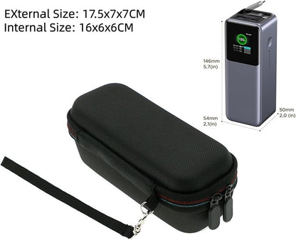 EVA Carry Case for UGREENs Nexode Power Bank 20000mAh 165W, Drop-Proof & Wear-Resistant with Hand Rope Hard Case