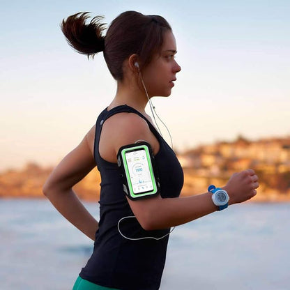 Baseus LBMD-B06 Armband/Cell Phone Storage, 5.8" Below (Black & Green)
