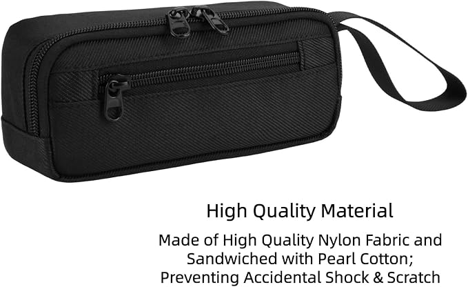 Carry Bag for Anker Prime Power Bank 27,650mAh/25,000mAh & Accessories, Storage Bag for UGREENs Nexode Power Bank 25000mAh 200W, with Hand Strap Black