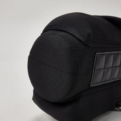 VAKAER Magnetic Gym Bag, Water Bottle Carrier Holder with Phone Pocket & Adjustable Strap,10 Ultra-Strong Magnets Stick to Fitness equipment, Workout Accessories Pouch for Women & Men, Black