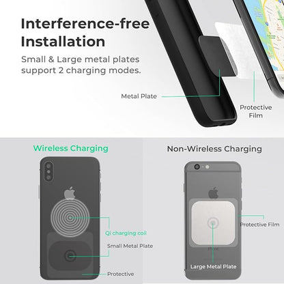 iOttie iTap 2 Magnetic Dashboard Car Mount Holder || Cradle for Samsung Galaxy S22, Google Pixel 7, Motorola Moto G, OnePlus 10, Sony Xperia & Other Android Smartphones