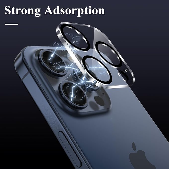 YWXTW [5 Pack Designed for iPhone 15 Pro Max Camera Lens Protector, for iPhone 15 Pro Camera Lens Protector, Night Shooting Mode, Anti Scratch HD Clear 9H Hardness Tempered Glass