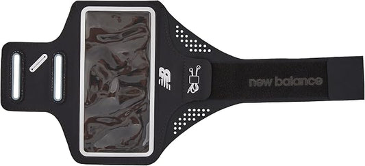 New Balance Cell Phone Armband, Cell Phone Holder for Running, Black, One Size