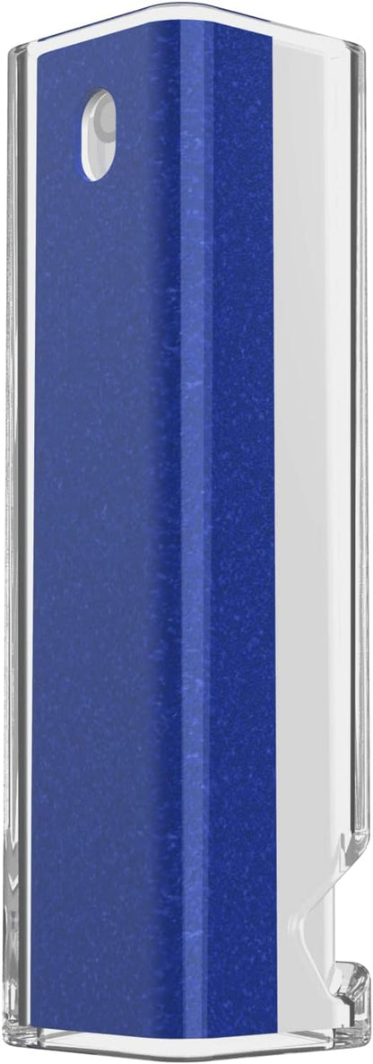 CLICK CLEAN Screen Cleaner, Fingerprint Proof Screen Cleaner Spray, All-in-One Cleaner with Microfiber, Shell and Phone Stand for All Phones, Laptop and Tablet Screens (Dark Blue)