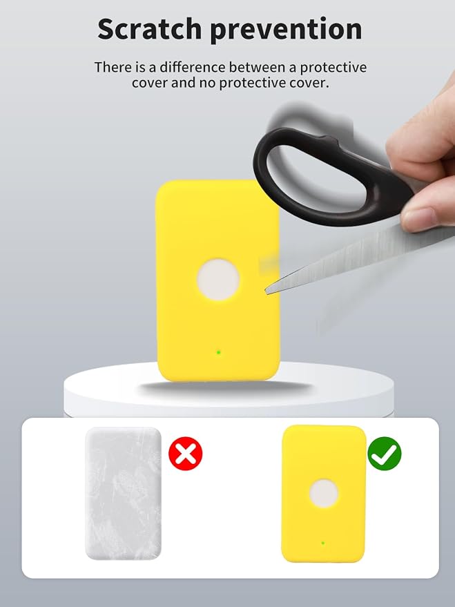 Case for Apple iPhone Air MagSafe Battery,Soft Skin Silicone Full Protective Case-Yellow