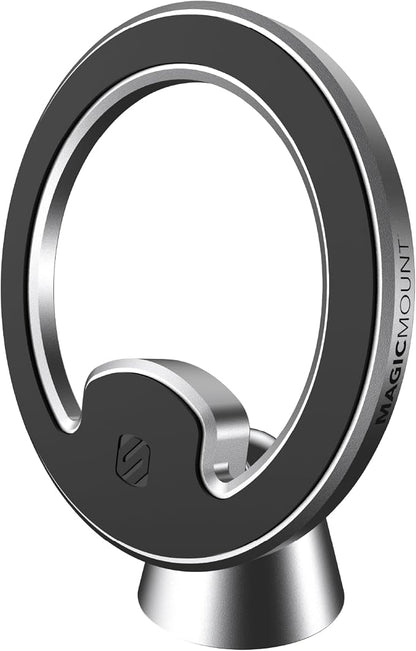 Scosche MagicMount MEMSD-SP Elite2 Magnetic Dashboard Mount for Magsafe Mobile Devices, Cell Phone Holder for Car Dash, 360° Adjustable Magnet Head, Compatible with iPhone 14, 13, 12 and MagSafe Case