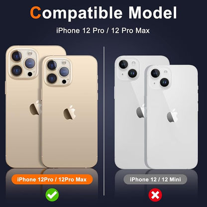 UniqueMe [ 3 Pack] Compatible with iPhone 12 Pro Max 6.7" Camera Lens Protector Tempered Glass,[Case Friendly][New version][Scratch-Resistant][Easy Installation] -Golden