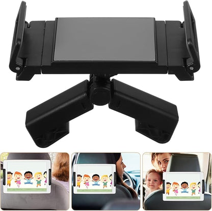 ibasenice Car Headrest Tablet Mount Universal Back Seat Tablet Holder Headrest Phone Holder for Car Easy Install