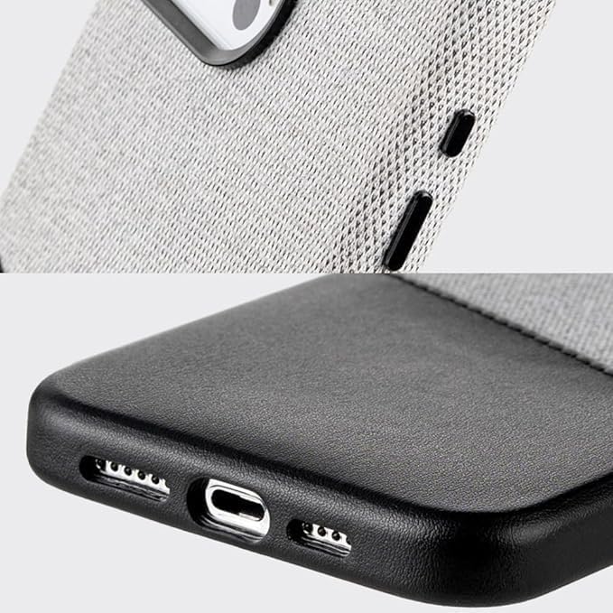 Ultrathin Case for iPhone 17 Pro Max/17 Pro/Air/17, Colorblock Card Slot Leather Back Drop Protection Cover (17 Pro,Green) (17 Pro,Purple)
