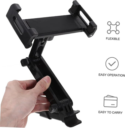 Car Headrest Tablet Mount Adjustable Phone Holder for Backseat Use Compatible Tablets and Phones Material Non- Design for Usage for Travel and Entertainment