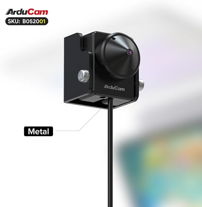 Arducam 2MP Webcam, Low Light USB Camera with Holder, USB Webcam for PC, Laptop, Smartphone, Supports Windows XP/7/8/10, Linux, Mac OS