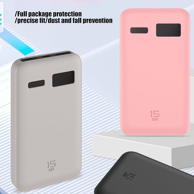 Portables Silicone Carrying Case Protective Storage Bag for 15 AIR 100W Power Banks Case Only Silicone Protective Cover