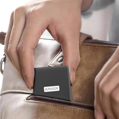 Geiomoo Soft Silicone Case for Anker Nano 100W Charger, Flexible Scratch Resistant Cover (Black)