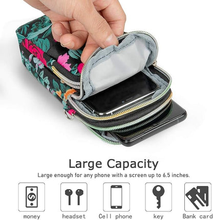Sports Armband Outdoor Sweat-Proof Running Armbag Cross-Body Shoulder Casual Wallet Purse Gym Fitness Cell Phone Bag Key Holder for iPhone 13 PRo/12 Pro/Xs Max/Xr,Galaxy S10 Plus, P30 Pro (#19)