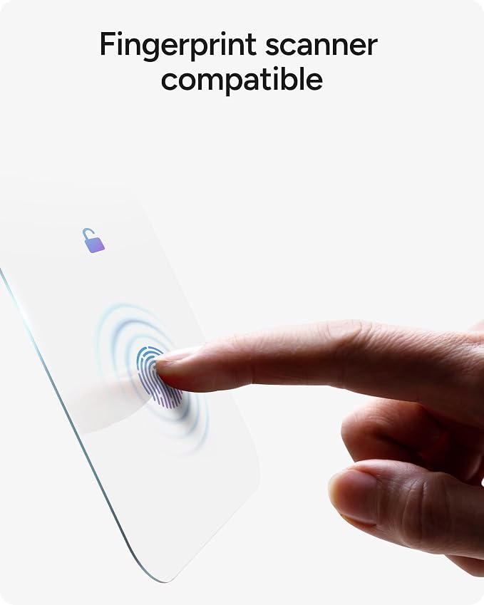 ZAGG Glass Elite Samsung Galaxy A57 5G Screen Protector - 5x Stronger Tempered Glass, Fingerprint Scanner Compatible, 30% Recycled Glass, InvisibleShield, Easy Install PerfectFit