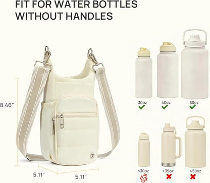 Telena Water Bottle Holder with Strap RFID Crossbody Bags for Women for Walking, Hiking, Cycling