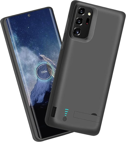 Sitong Battery Case for Samsung Galaxy Note 20 Ultra 5G, 6000mAh Rechargeable Extended Battery Charging Charger Case, Add 100% Extra Juice, Not Compatible with Galaxy S20 Ultra Black