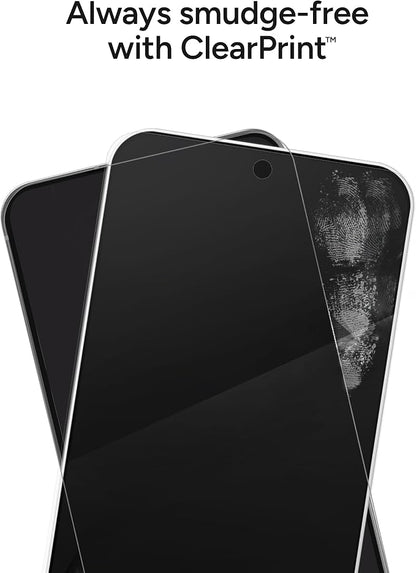 ZAGG Glass+ Samsung Galaxy S25 Ultra Screen Protector – Extreme Impact & Shatter Protection, Scratch-Resistant, Smudge-Resistant, Fingerprint Scanner Compatible, InvisibleShield, Easy Installation