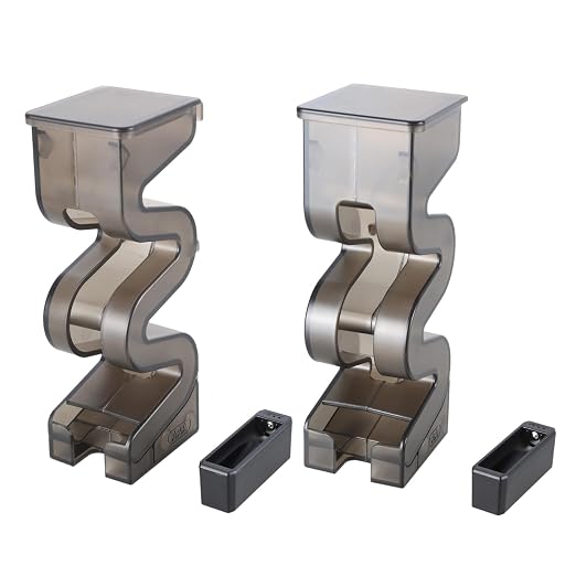 Vertical Battery Holder with Power Tester for AA/7 Cell for Organizing Gadgets at Offices Homes Use