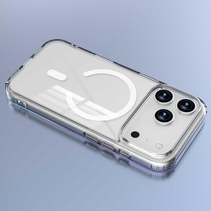 Magnetic Designed for iPhone 17 Pro Case Clear, [Compatible with Magsafe] [Not Yellowing] [Military-Grade Drop Protection] Clear Phone Cases for Apple iPhone 17 Pro - 6.3 Inch 2025