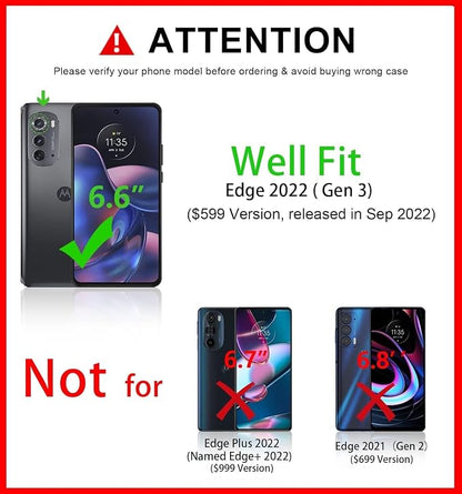 oakxco for Motorola Edge 2022 Phone Case Liquid Silicone Grip, Fluorescent Bright Solid Color, Cute Thin Slim Soft Rubber TPU Plain Smooth Gel Matte Protective Cover for Women Girl, Clear